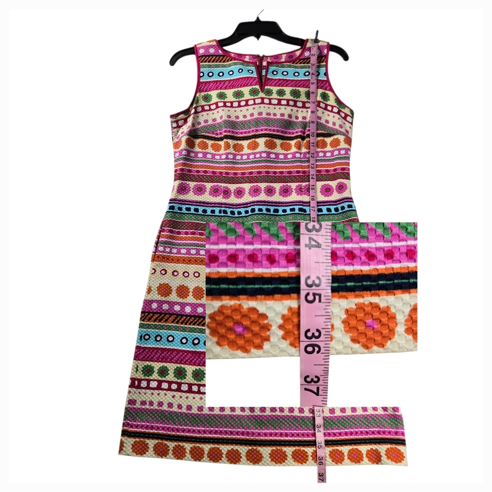 Talbots Multicolor Patterned Textured Sleeveless … - image 13